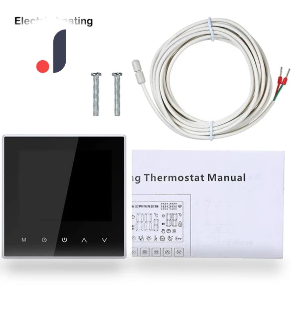 Digital Thermostat with Touch Screen — Home Climate Control, Rainbow Rain