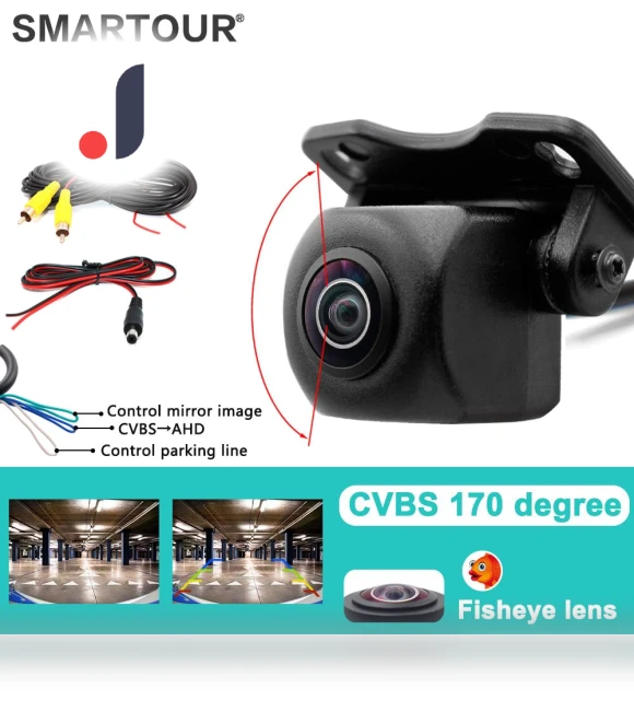 HD AHD Reverse Camera with Fisheye Lens — Rearview Cameras for Cars, A Auto Parts Mall