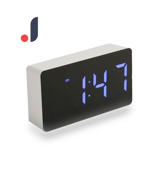 LED Mirror Alarm Clock — Clocks, Comfort Homeware