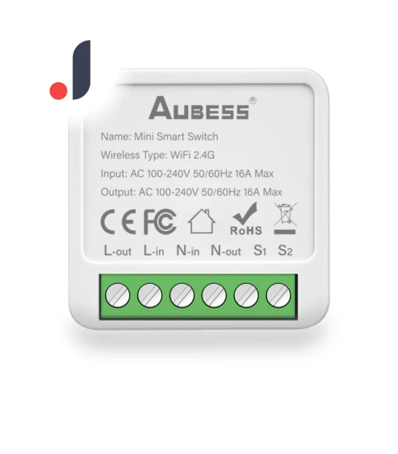 Mini Smart Switch with Energy Monitor — Smart Home Modules, AUBESS