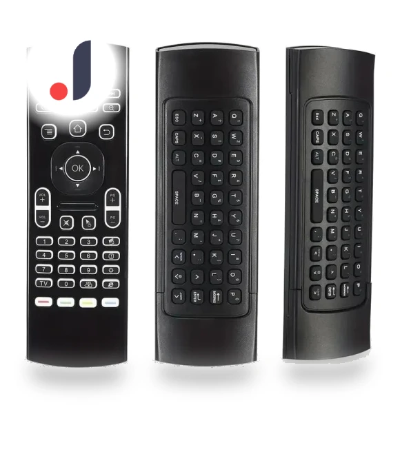 MX3 Air Mouse Wireless Mini Keyboard with Remote Control — Keyboards, Clock-Mall