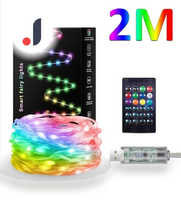 RGBIC Smart LED String Lights — String Lights, Good Household Items