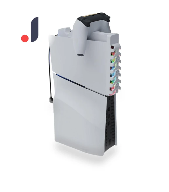 Silent Cooling Fan with RGB Charging Station — Cooling Pads & Fans, Homedepot