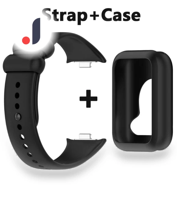 Silicone Watch Strap with Case — Fitness Bands, HOBBIT-3C Accessories