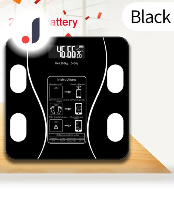 Smart Body Fat Scale — Body Composition Analysis, Comfort Homeware