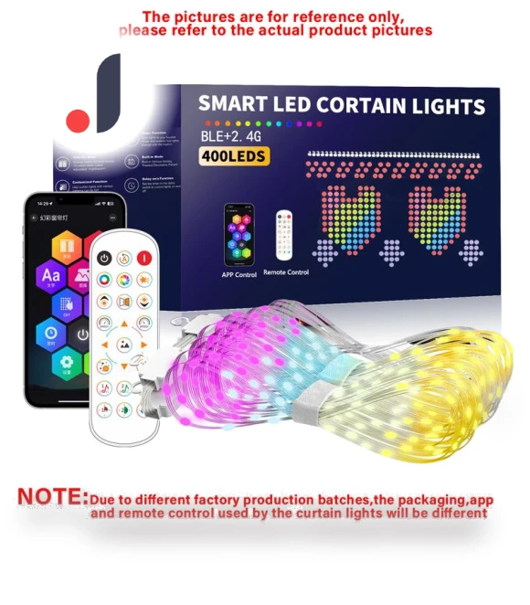 Smart Curtains with LED Lighting — LED Strips, Good Household Items