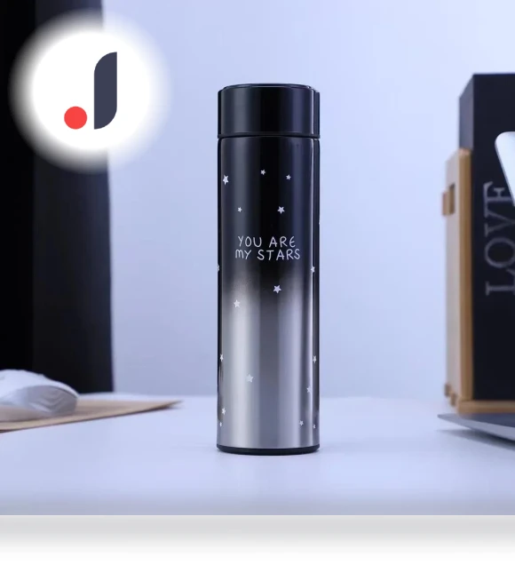 Smart Insulated Mini Thermo Cup with LED Temperature Display — Beverage Warmers, Comfort Homeware