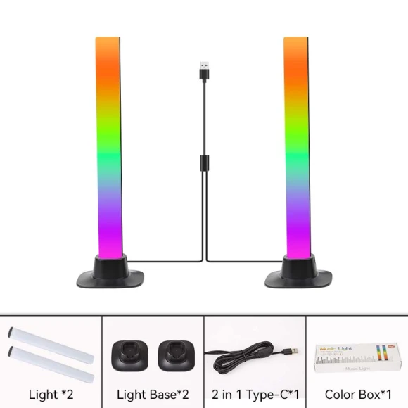 Smart LED Gaming Panel — USB Lighting Solutions, Rainbow Rain