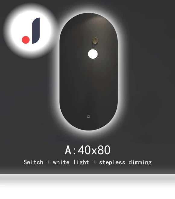 Smart Touch Screen Anti-Fog Bathroom Mirror — Shower, Stone Home