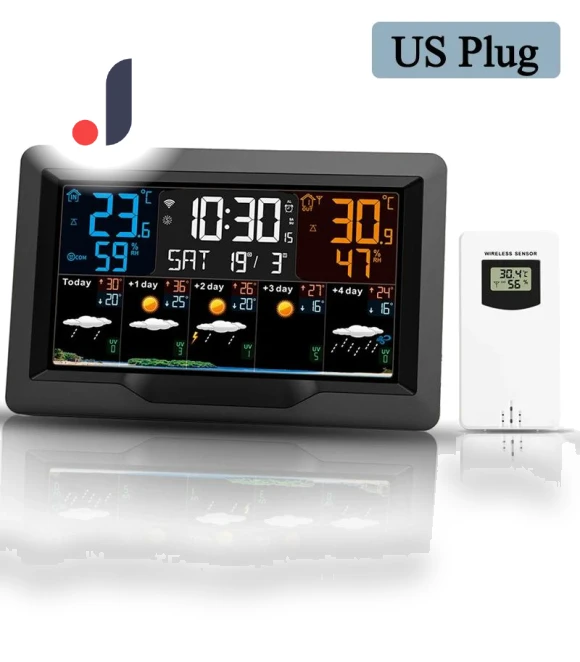 Smart Weather Station with Color Screen — Home Climate Control, Build My Home