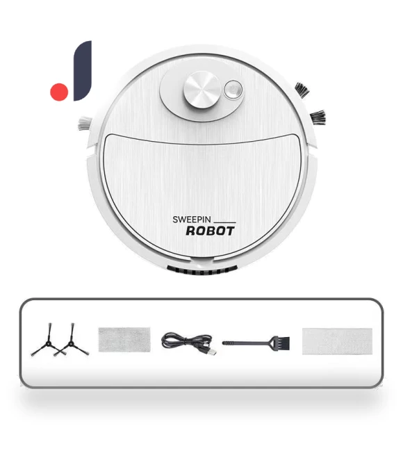 Super Quiet Wireless Robot Vacuum 3-in-1 Sweeping and Mopping Robot — Smart Cleaning Robots, Build My Home