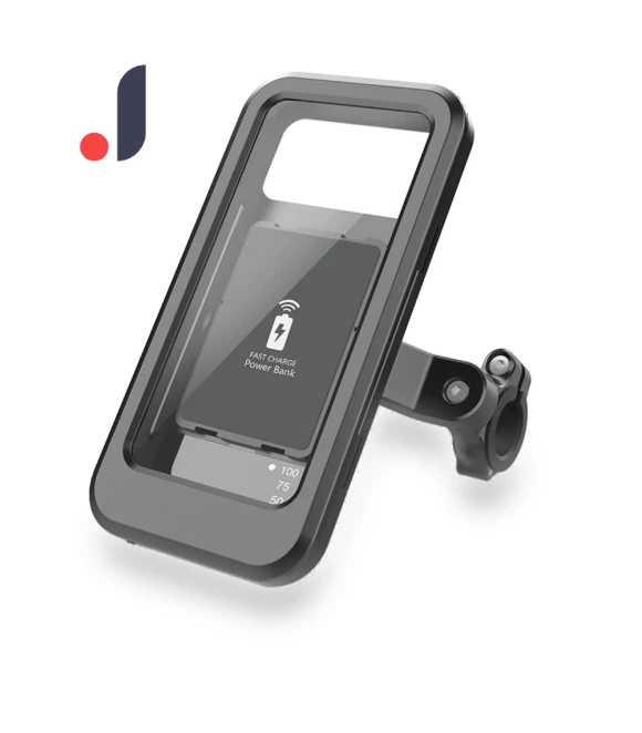 Waterproof Smartphone Stand with USB and 15W Wireless Charging — Chargers, Build My Home