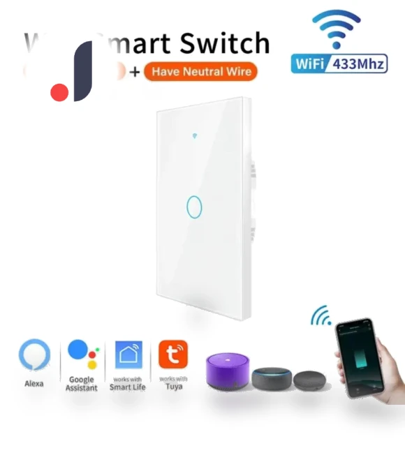 WiFi Smart Light Switch Panel — Dimmer Switches, Super Dream Home