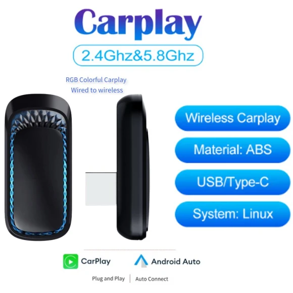Wired and Wireless Apple CarPlay Box for OEM Car Stereo — Stereo Receivers, A Auto Parts Mall