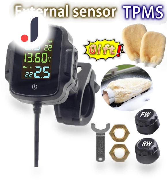 Wireless LCD TPMS for Motorcycle — TPMS Sensor Replacements, RuJia Home Decor