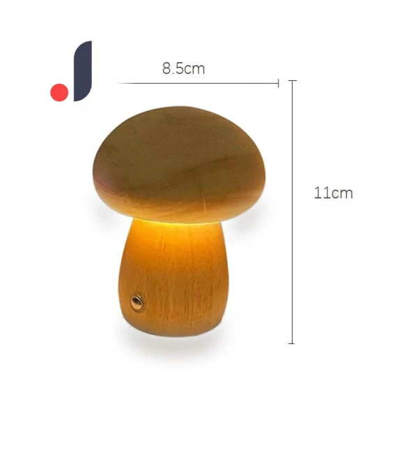 Wooden Mushroom Night Light — Night Lights, Build My Home