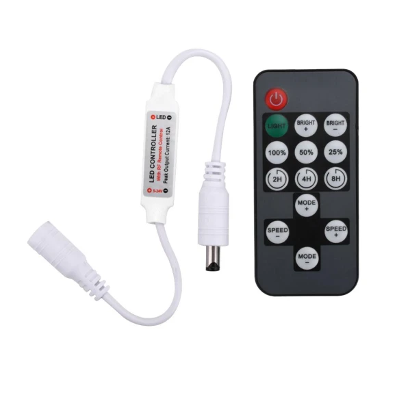 14-Key Monochrome Electronic Controller — Remote Controls, Stone Home
