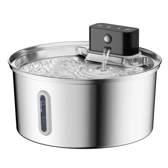 Automatic Stainless Steel Dogs Water Fountain — Feeding Supplies, Good Household Items