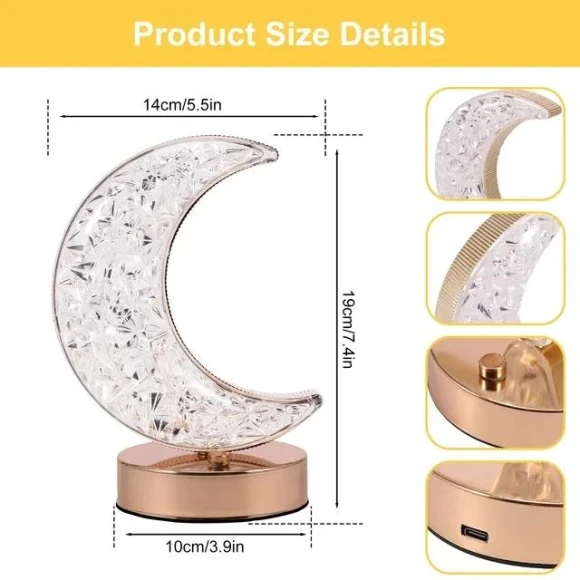 Crystal Touch Dimming Night Light — Night Lights, HIMO Group