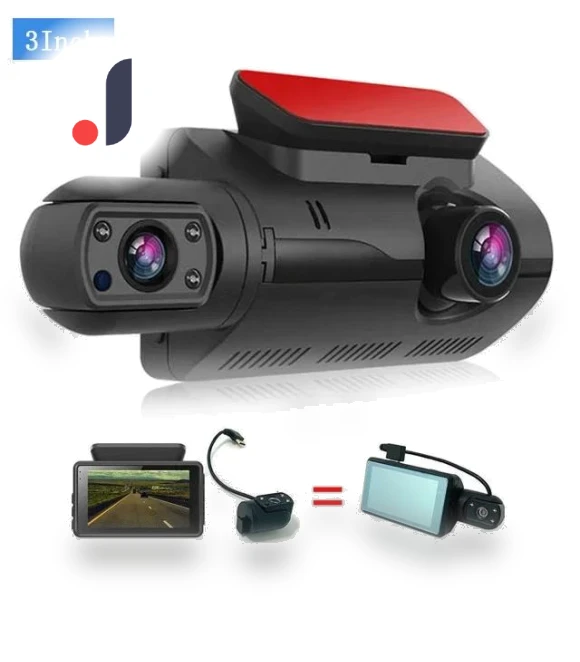 Dual Lens Car Dash Cam — Dashboard Cameras, JOHO