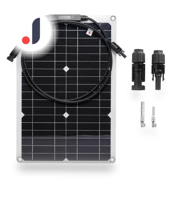 Flexible Solar Panel with Power Bank — Solar Chargers, Stone Home