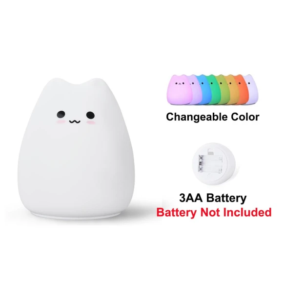 Mini Cat Night Light — Night Lights, Good Household Items