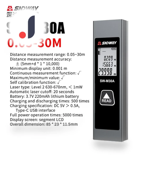 Mini Smart Laser Rangefinder — Rotary Laser Levels, SNDWAY