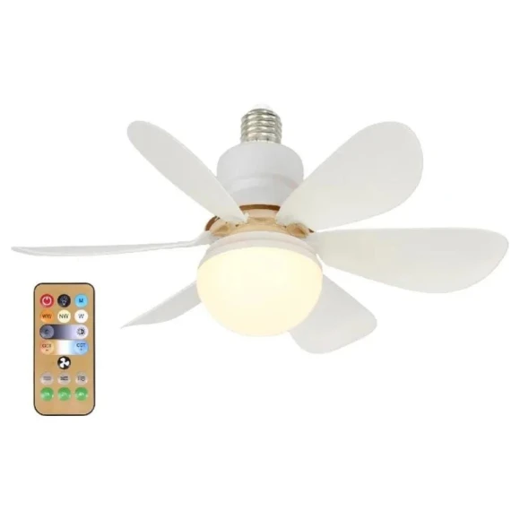 Modern Smart Wireless Ceiling Fan Light — Ceiling Fan Lighting Solutions, Rainbow Rain