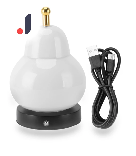 Pear-shaped Table Lamp with Touch Control — Desk & Table Lighting, FireZY