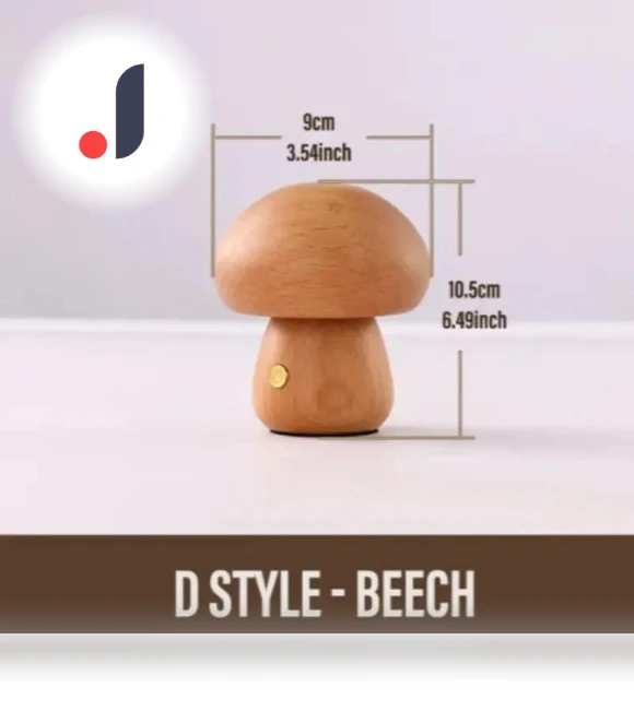 Rechargeable Touch Mushroom Table Lamp — Lamps & Shades, Good Household Items