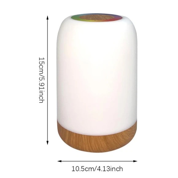 RGB Adjustable Color LED Touch Lamp — Night Lights, Rainbow Rain