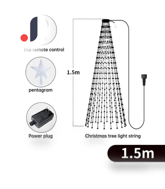 Smart Christmas Tree Lights — String Lights, Rainbow Rain