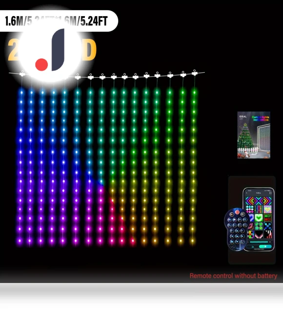 Smart Curtain Lights — String Lights, Good Household Items