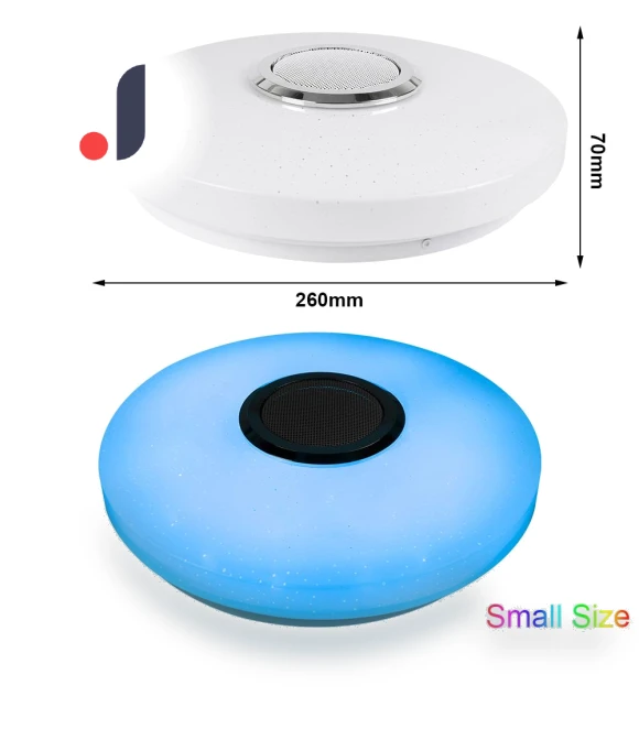 Smart LED Ceiling Light with Bluetooth Speaker — Overhead Lighting, Build My Home