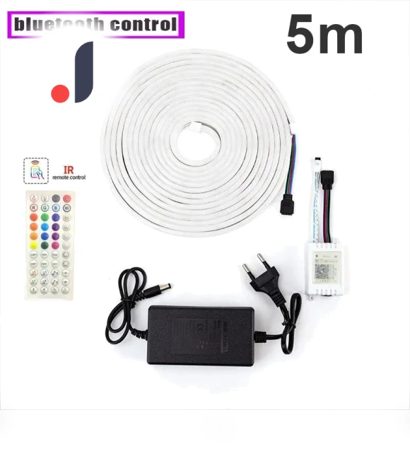 Smart LED Neon Sign RGB Waterproof Bluetooth App Remote Control Flexible Rope Light — LED Strips, HIMO Group