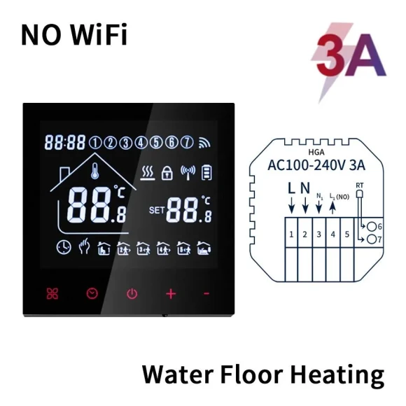 Smart Thermostat for Heating — Home Climate Control, Rainbow Rain