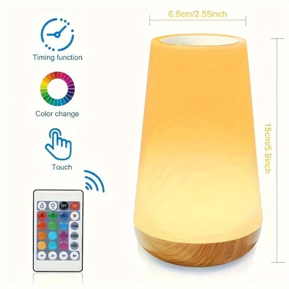 Touch Control Night Lights — Night Lights, Cozy Cottage-Relax