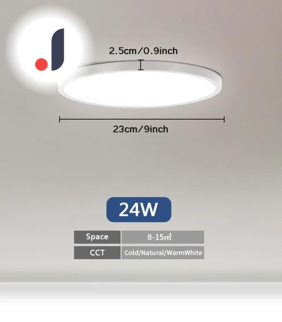Ultra-Thin Smart LED Ceiling Light — Close To Ceiling, Good Household Items