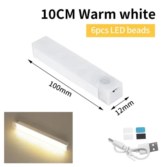USB Rechargeable LED Night Light with Motion Sensor — Night Lights, Cozy Cottage-Relax