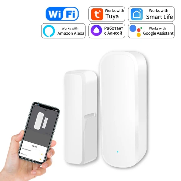 WiFi Zigbee Door Window Magnetic Sensor — Smart Home Security, Build My Home