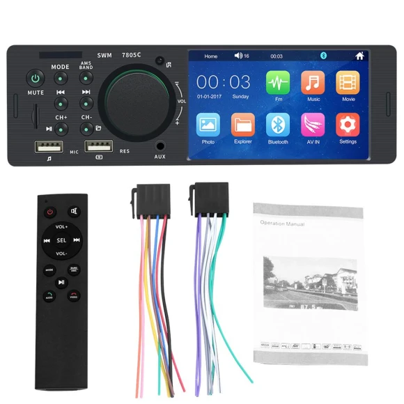 4.1-inch TFT 1 Din Touchscreen Car Radio Stereo — Stereo Receivers, JOHO