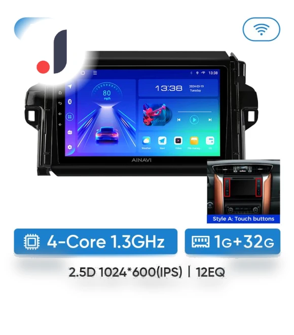 Carplay Android Auto Touchscreen Multimedia Player — Stereo Receivers, JOHO - CarGear