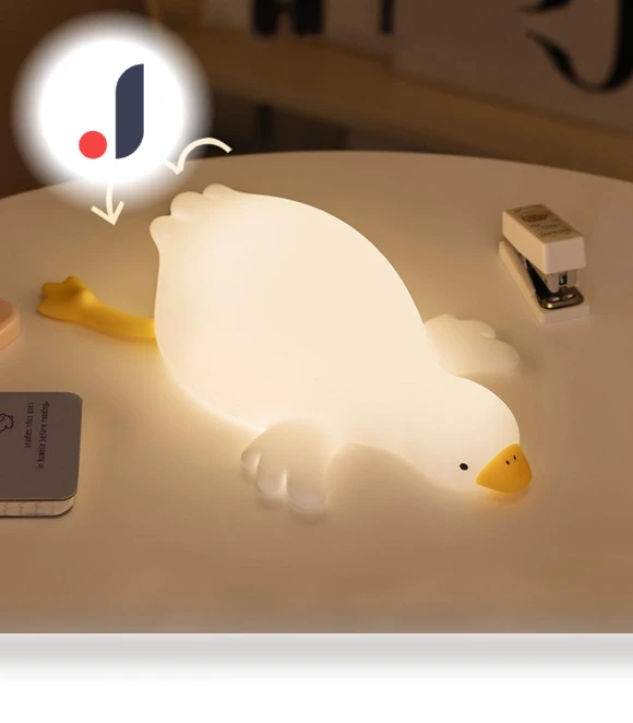 Cute Goose Silicone Kids Night Light — Kids' Lamps, Exquisite goods home furnishing