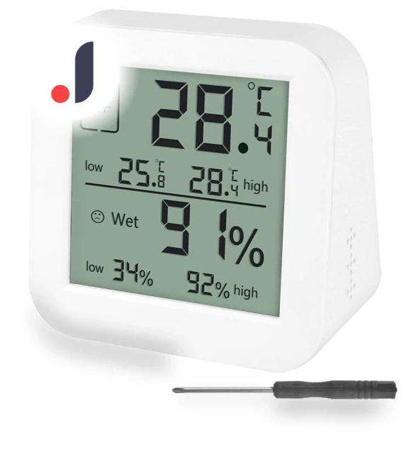 Digital Hygro-Thermometer with Touchscreen — Home Climate Control, IKEA Supermarket