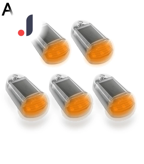 Intelligent Touch Solar Roof Mouse with 3 LEDs — Light Bars, JOHO