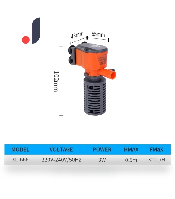 Mini Aquarium Pump 3-in-1 — Accessories, Homedepot