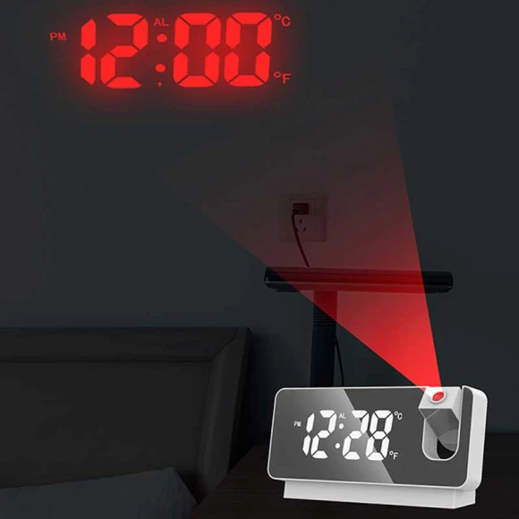Multifunctional Projection Electronic Clock — Clocks, Stone Home