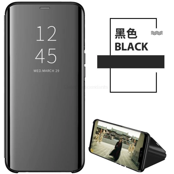 Smart Flip Stand View Mirror Case — Phone Accessories, case-A1