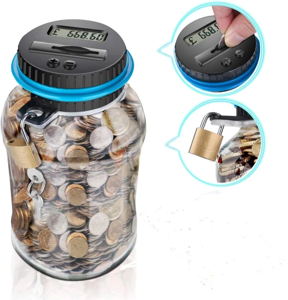 Smart Piggy Bank with Counting Function — Savings & Piggy Banks, Thunder And Fire