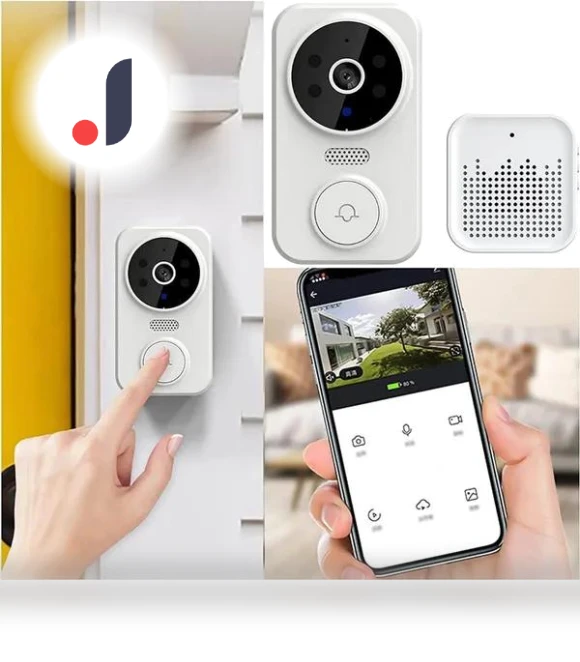 Smart Wireless Remote Video Doorbell — Smart Home Security, AKA002